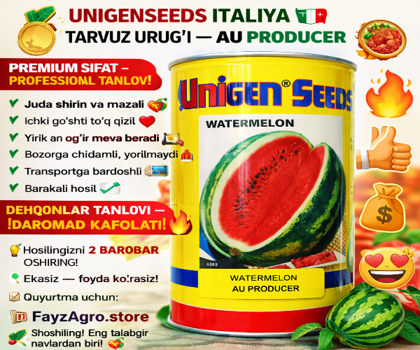 UNIGENSEEDS tarvuz urugʻi 1