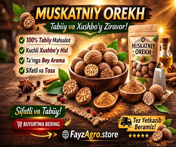 Muskat yongʻogʻi 2